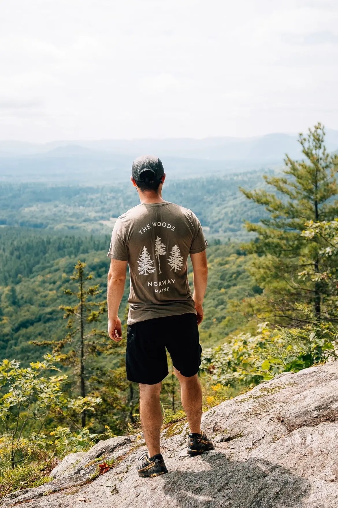 "The Norway" Maine Adult Short Sleeve T-Shirt (2 Colors Available) - The Woods Maine