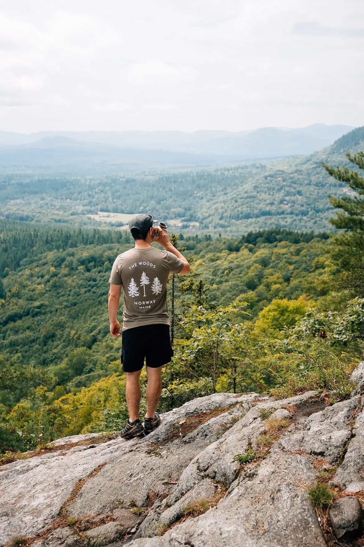 "The Norway" Maine Adult Short Sleeve T-Shirt (2 Colors Available) - The Woods Maine