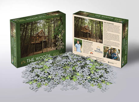 The Woods Maine Treehouse 1K Piece Puzzle - The Woods Maine