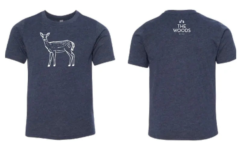 The Woods Maine® Deer Youth Short Sleeve - The Woods Maine