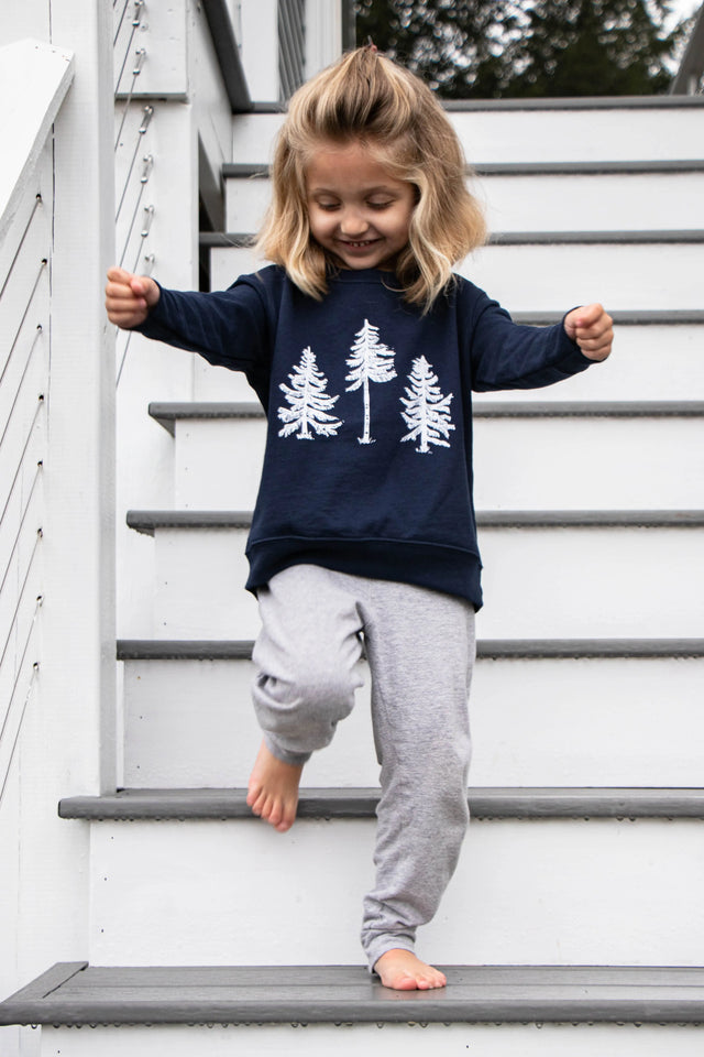 Three Pines® Maine Toddler Crewneck Sweatshirt | The Woods Maine - The Woods Maine
