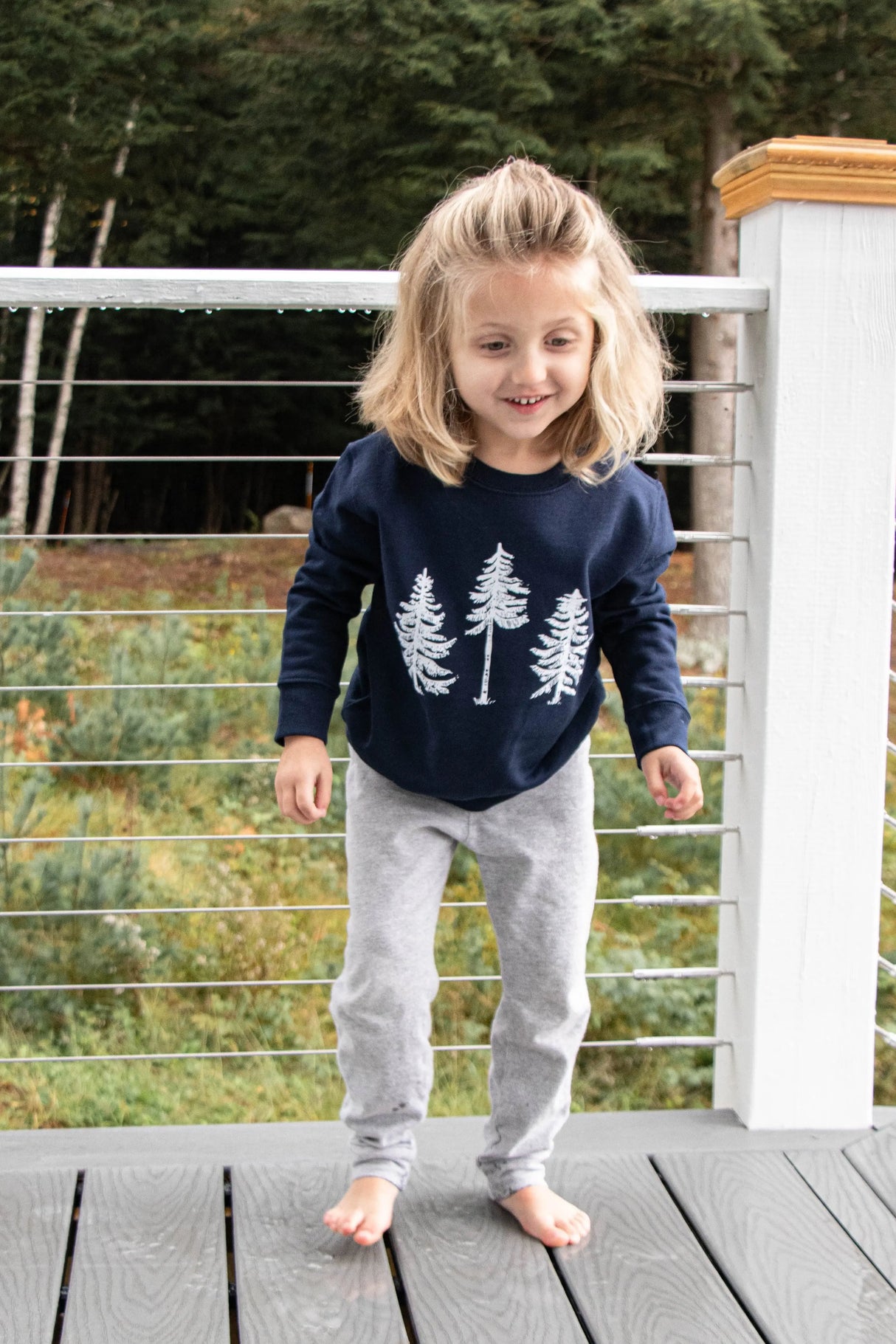 Three Pines® Maine Toddler Crewneck Sweatshirt | The Woods Maine - The Woods Maine