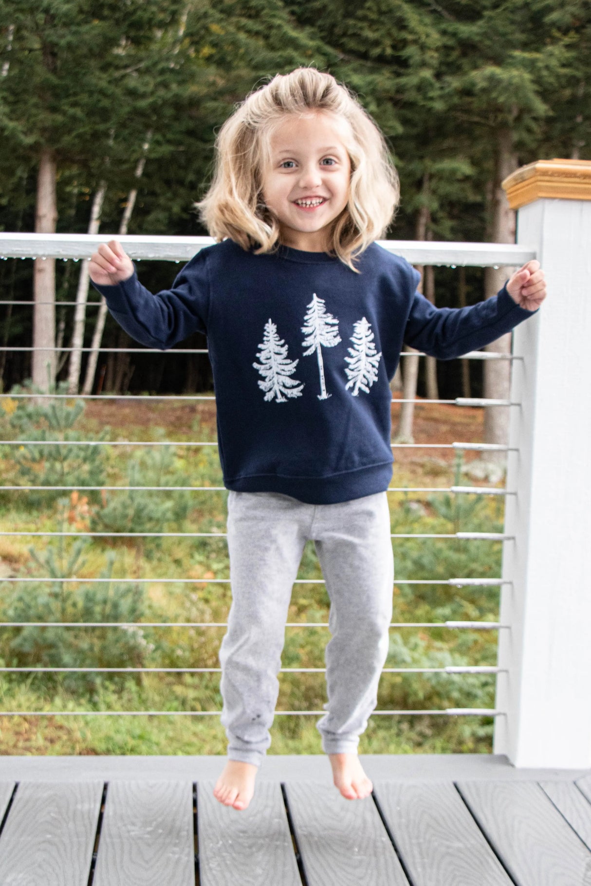 Three Pines® Maine Toddler Crewneck Sweatshirt | The Woods Maine - The Woods Maine