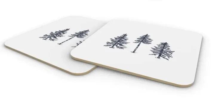 Three Pines® Coasters (Set of 4) - The Woods Maine
