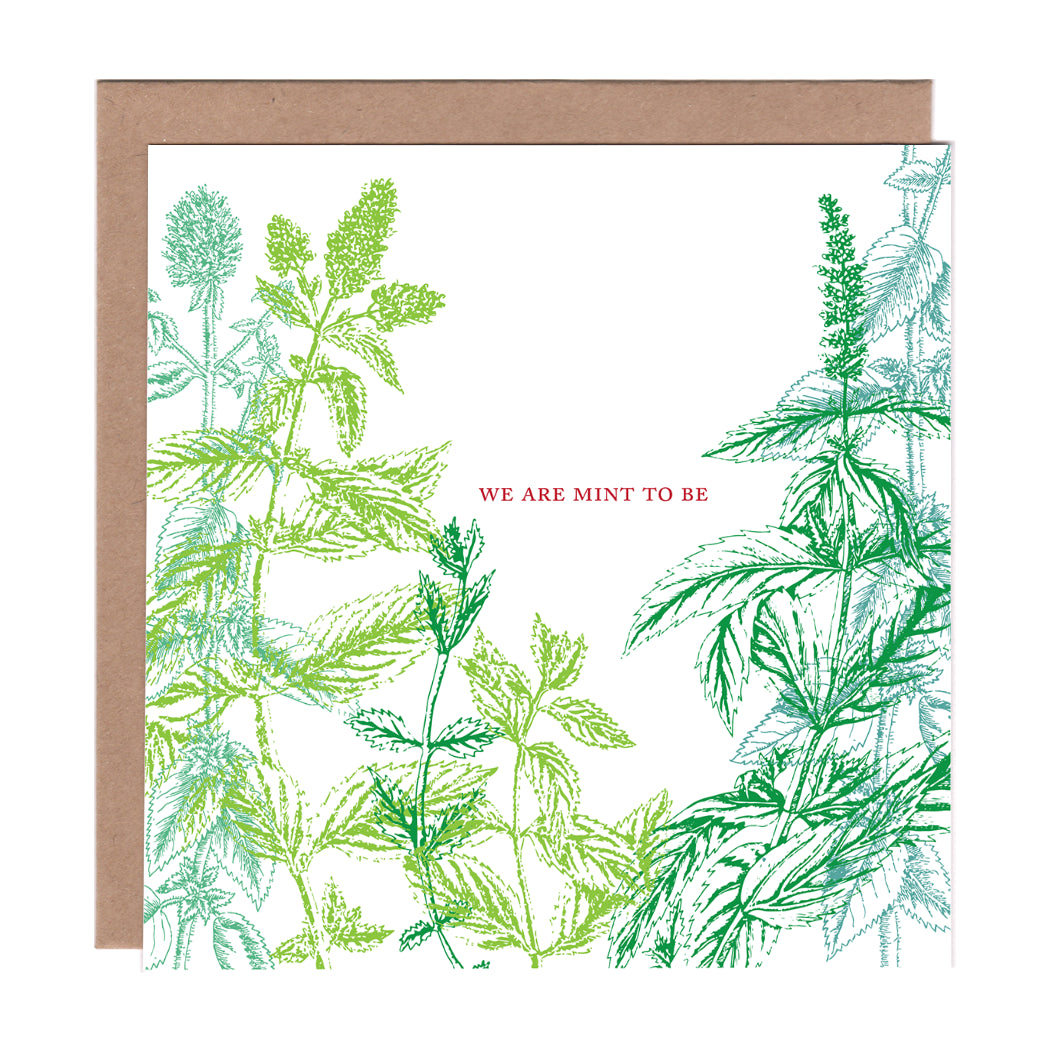 Mint to Be Card - Ampersand M Studio