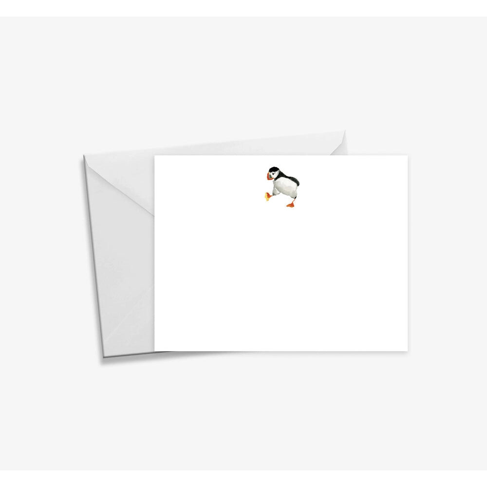 Puffin Flat Notecard Set (Box of 10) - Emmy + Olly