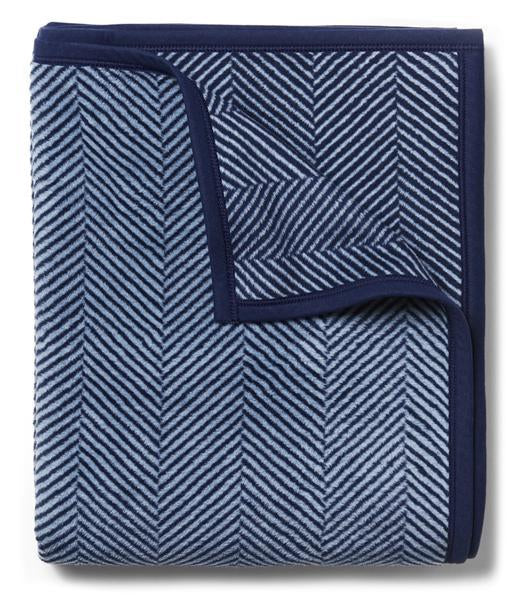 Harborview Herringbone Navy Original Blanket - Chappy Wrap