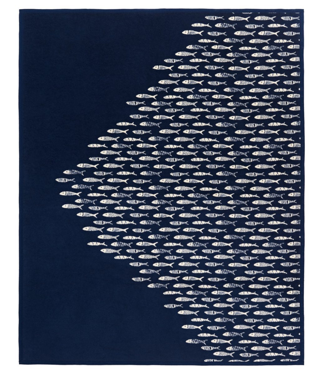 Herring Run Navy Original Blanket - Chappy Wrap
