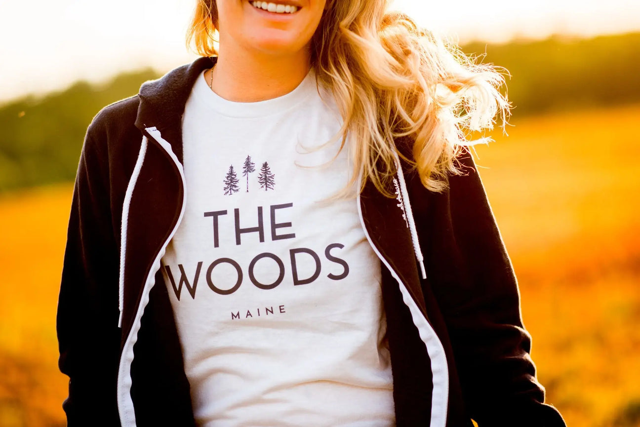 Adult Shirts The Woods Maine