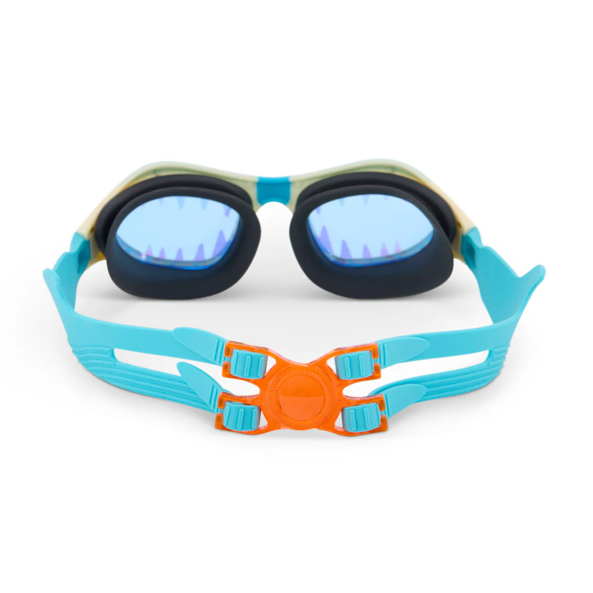 Shark Tooth White Megamouth Kids' Swim Goggles - Bling2o
