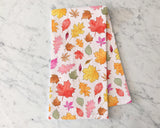 Fall Leaves Kitchen Tea Towel - KelseyMDesigns