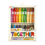 Color Together Triangular Crayons - Ooly