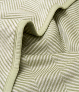 Harborview Herringbone Garden Green Blanket - Chappy Wrap