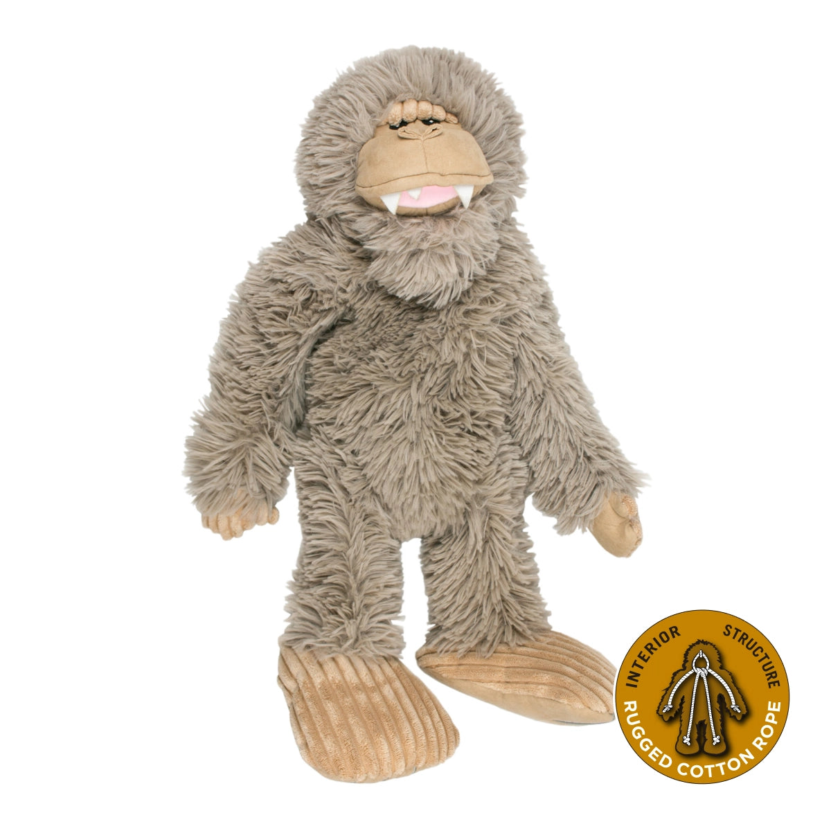 Stuffless Big Foot with Squeaker Dog Toy - Tall Tails