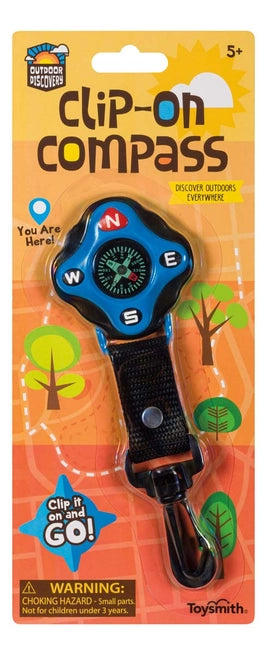 Exploration Clip-On Compass - Outdoor Discovery