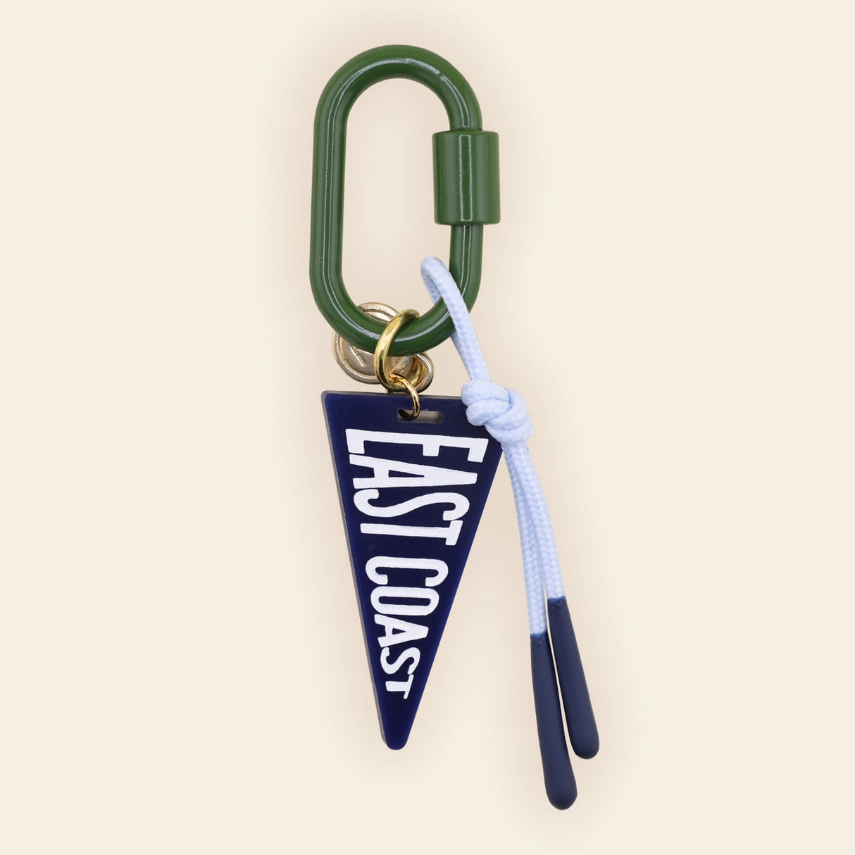East Coast Pennant Bag Charm - Freshwater Curated Goods