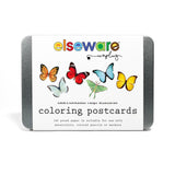 Butterfly & Moth Coloring Postcards Stationary (Pack of 30) - elsewhere unplug