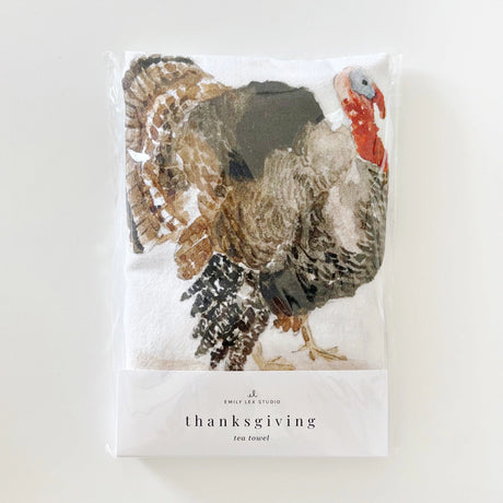 Thanksgiving Tea Towel - emily lex studio