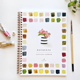 Floral Bouquets Watercolor Workbook - emily lex studio