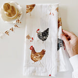 Chickens Tea Towel - emily lex studio