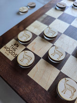 The Woods Maine® Heirloom Wooden Checkers Set | MADE IN MAINE
