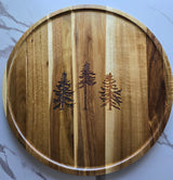 Three Pines® Handcrafted Wood Charger by The Woods Maine