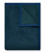 PRE-ORDER: Harborview Herringbone Blue Spruce Blanket - ChappyWrap
