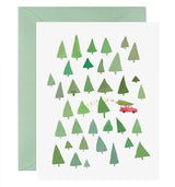 Fa La La La La Trees Christmas Card - E. Frances Paper
