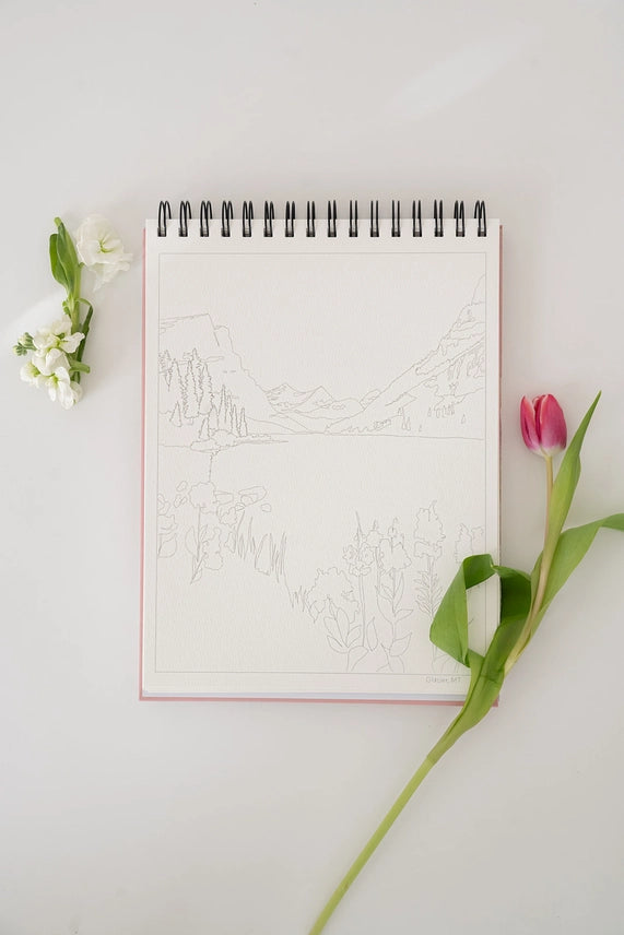 National Parks Watercoloring Book - Bailey Rae Studio