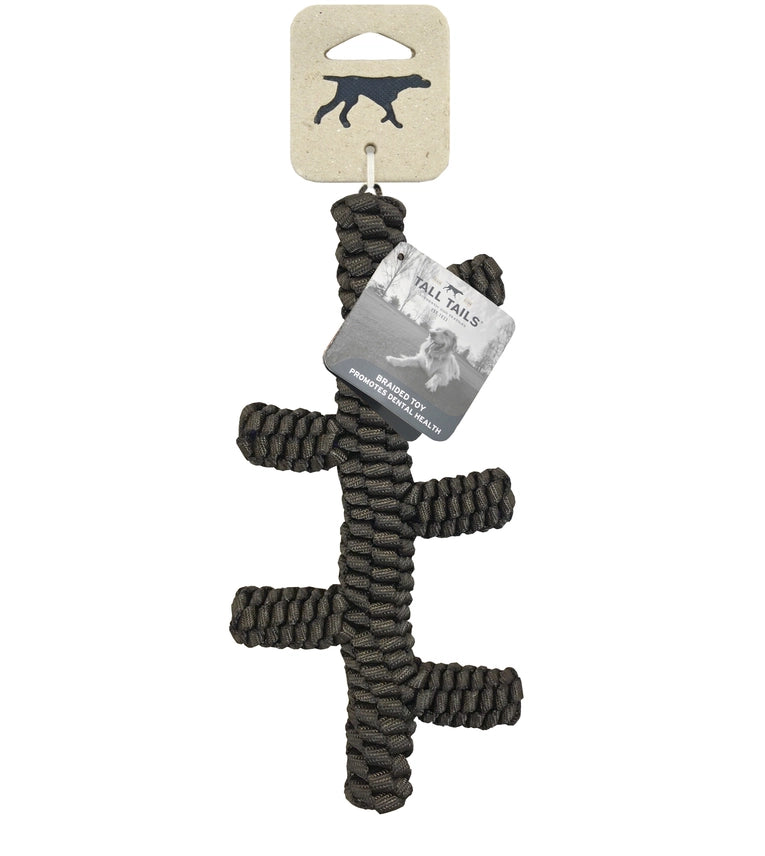 Tall Tails Brown Braided Stick Toy - Tall Tails