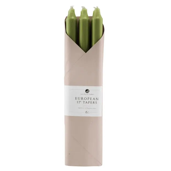 12 Inch Taper Candles -  Northern Lights - The Woods Maine