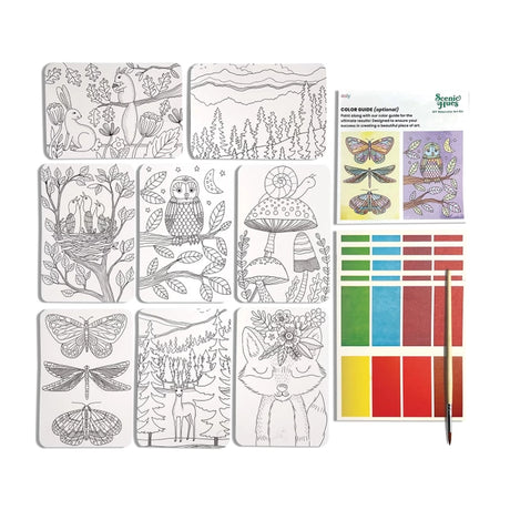 Scenic Hues Watercolor Kit - Ooly