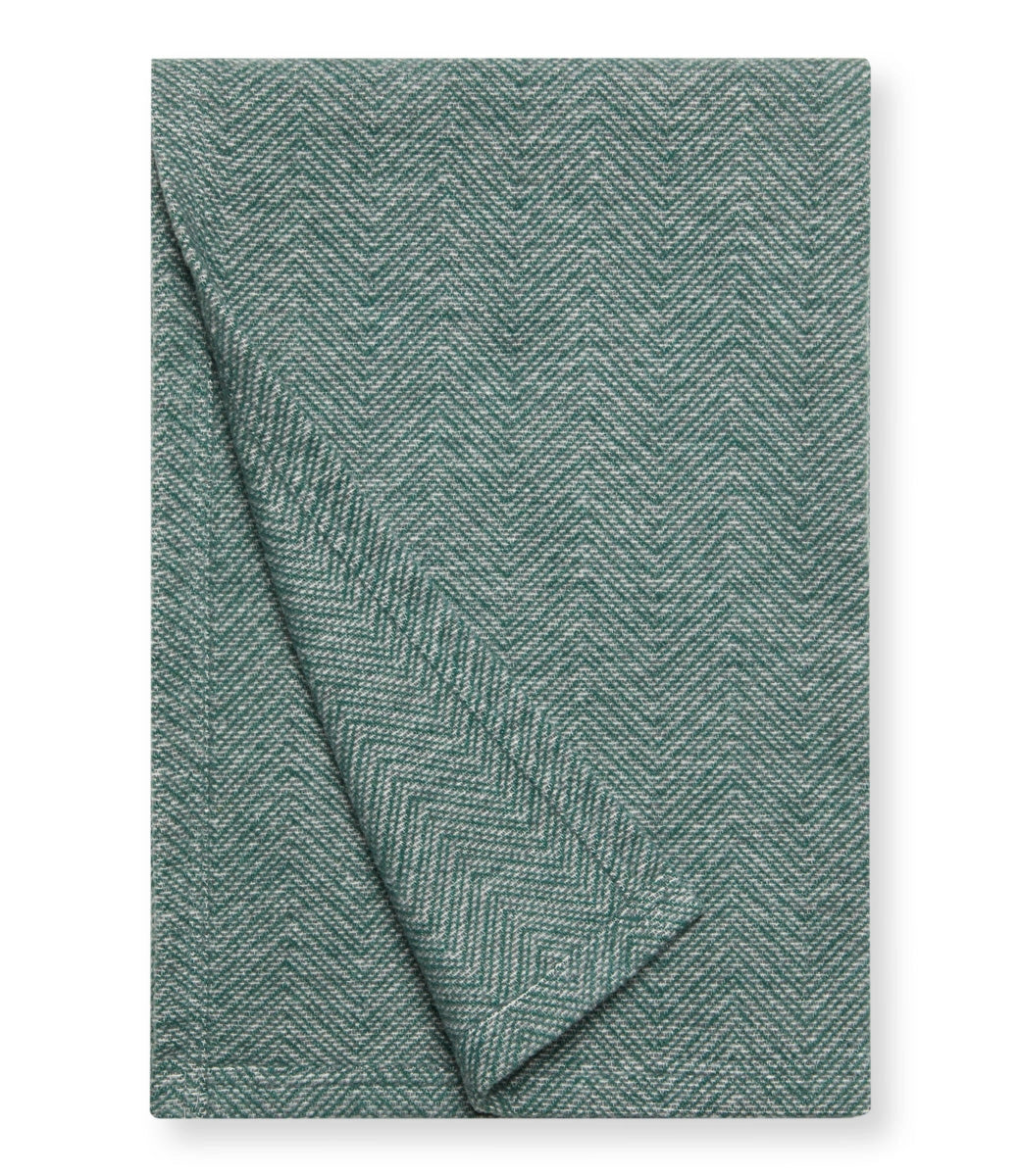 Evergreen Herringbone Shawl - Chappy Wrap