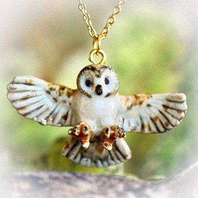 Barn Owl Necklace - Camp Hollow