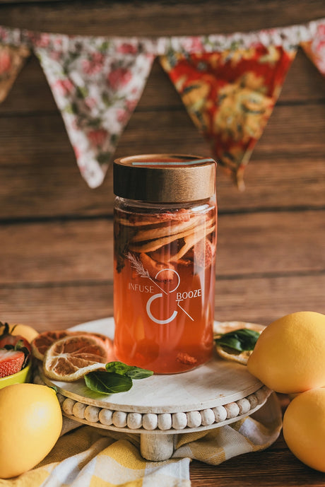 Strawberry Shrub Cocktail Infusion Kit - Infuse & Booze