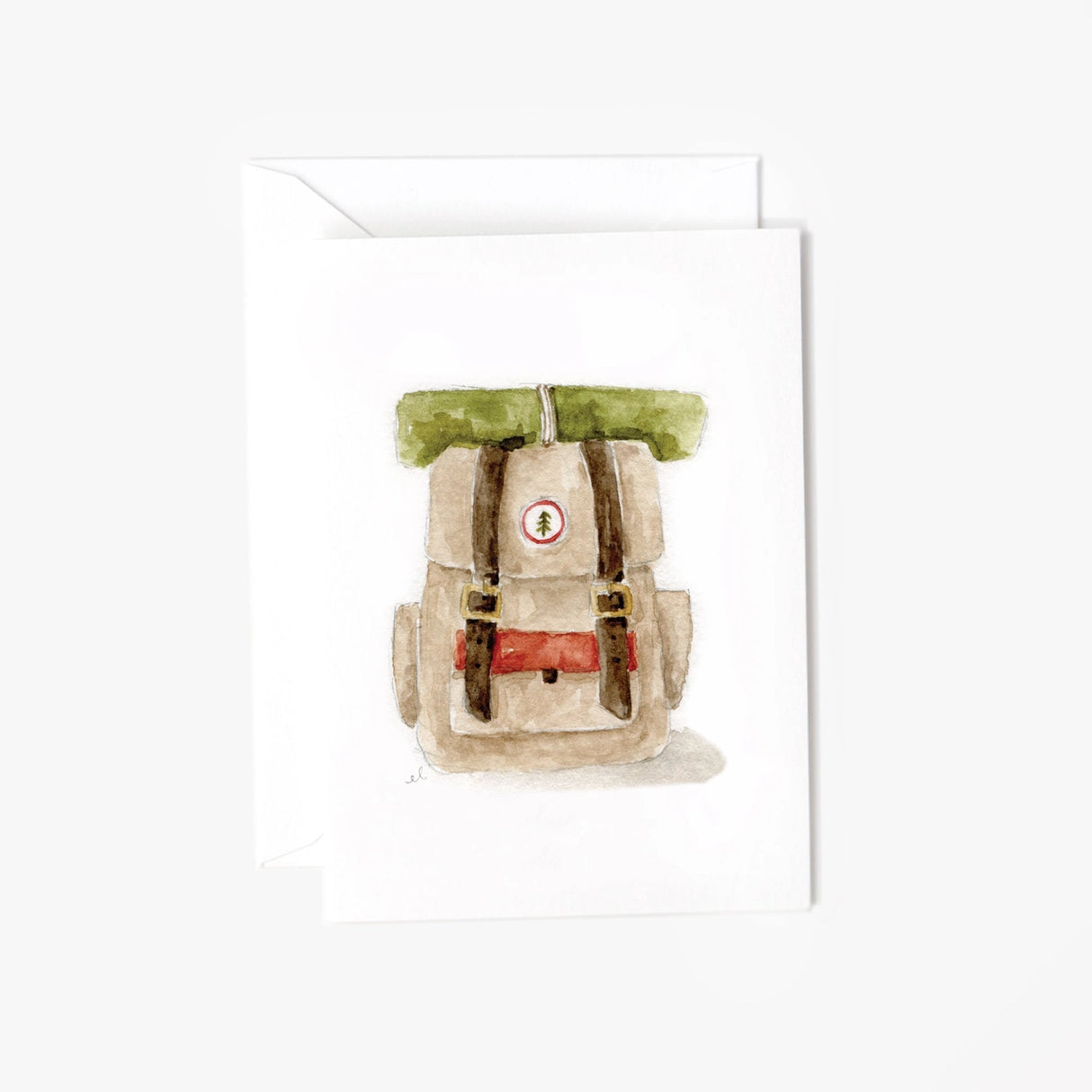 Camp Backpack Mini Notecard - emily lex studio