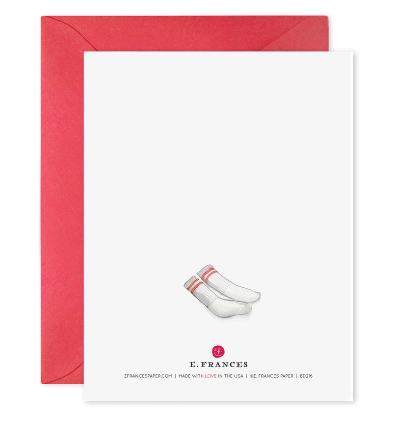 I'll Be Brief Birthday Greeting Card - E. Frances Paper