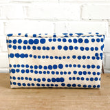 Royal Blue Dot Toiletry Bag - Erin Flett | MADE IN MAINE