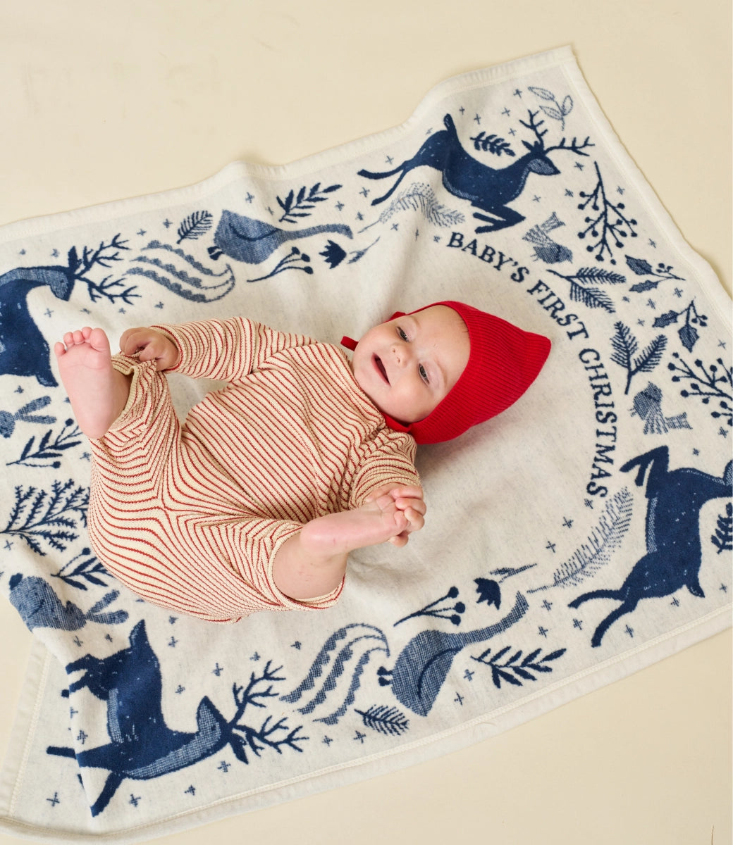 Baby's First Christmas Mini Blanket - ChappyWrap