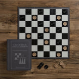 Checkers & Backgammon Vintage Bookshelf Edition