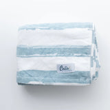 Blue Stripes Maverick Kids Beach Towel + Wet Bag - Calla & Friends