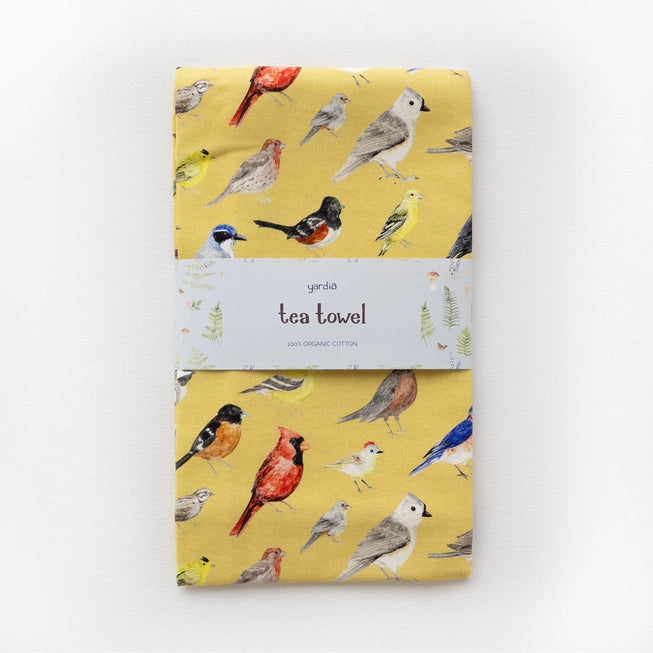 Backyard Birds Tea Towel - Yardia