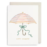 Umbrella Shower Greeting Card - E. Frances Paper