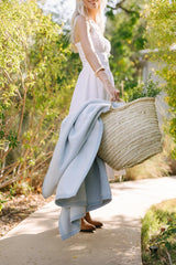 Harborview Herringbone Sky Original Blanket - Chappy Wrap