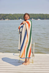 Vintage Casco Bay Stripe Blanket - Chappy Wrap