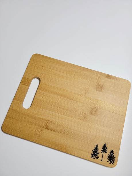 The Woods Maine: Three Pines® Large Bamboo Cutting Board