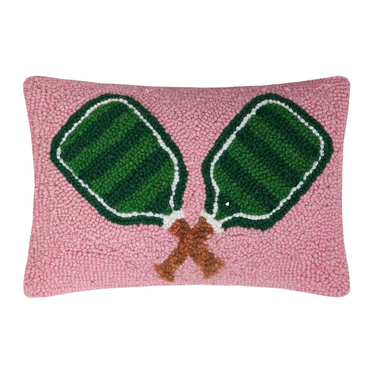 Green Pickleball Hook Pillow - Peking Handicraft