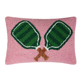 Green Pickleball Hook Pillow - Peking Handicraft