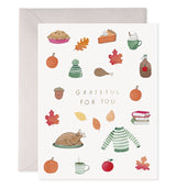Grateful Thanksgiving Greeting Card - E. Frances Paper