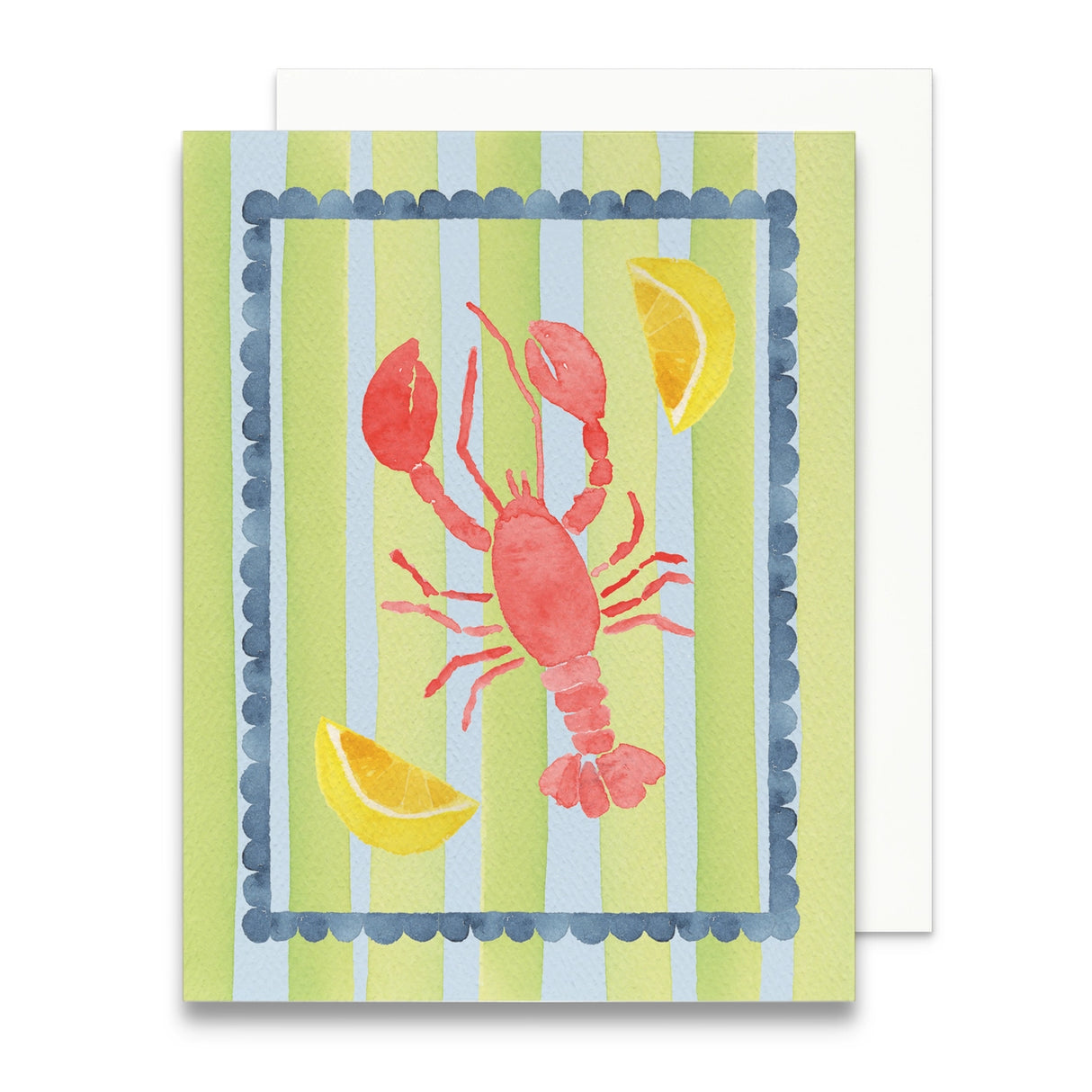 Watercolor Lobster Blank Card - Gert & Co
